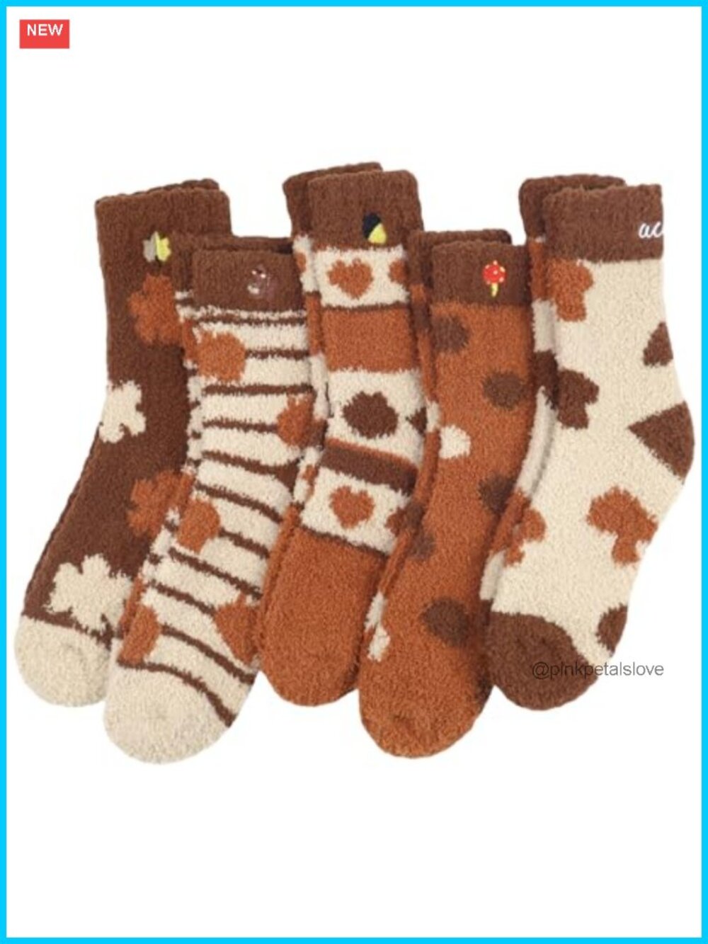 Fuzzy Slipper Socks for Women Cozy Plush Warm Winter Socks